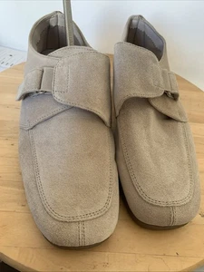 Footglove Damen-Pumps mit Keilabsatz, UK7,5 EU41,5 weite Passform, beige Wildleder, (Karton 0) - Bild 1 von 9