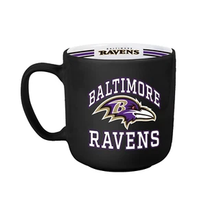 Baltimore Ravens Logo Brand NFL 15oz Stripe Mug - Picture 1 of 1