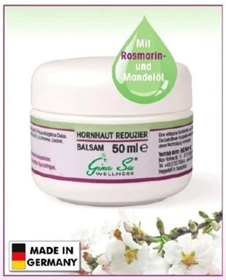 GINA SU Hornhautentferner 50 ml Creme Balsam Hornhaut Entferner Hornhautfeile Fußcreme