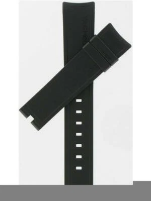 Correa de reloj Tag Heuer para hombre 20 mm negra PVC/caucho FT8009  Foto 1 de 4