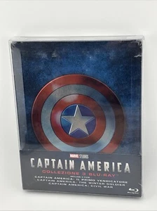 Captain America Trilogy Blu-Ray SteelBook- Sealed - Picture 1 of 3