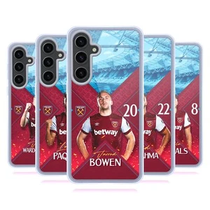 WEST HAM UNITED FC 2023/24 FIRST TEAM GEL CASE COMPATIBLE WITH SAMSUNG & MAGSAFE - Picture 1 of 12