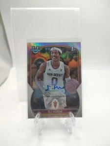 2022-23 Bowman University DJ Horne RC Auto /499 Chrome Refractor #54 Rookie - Picture 1 of 3