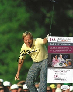 Jack Nicklaus Signed 8x10 Photo w/ JSA COA #AE13838 The Masters - Picture 1 of 2