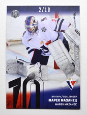 2018-19 Sereal Premium KHL 2017-18 SILVER Foil #SLV-001 Marek Mazanec 02/10