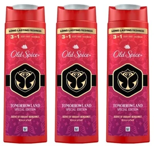 ✅Old Spice Tomorrowland Duschgel Shampoo Shower Gel Herren Körper Haar 3x 250ml✅ - Bild 1 von 1