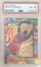 1993-94 Topps Finest - Michael Jordan #1 PSA 8 NM/MT