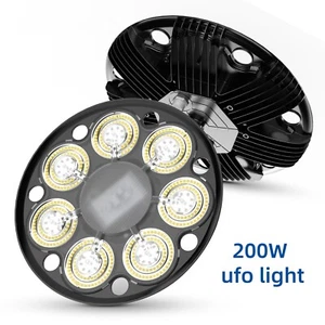 200W UFO Led High Bay Light Commercial Industrial Factory Warehouse Shop Light - Picture 1 of 8