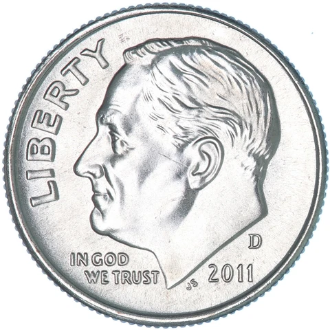2011 D Roosevelt Dime BU US Coin Cover