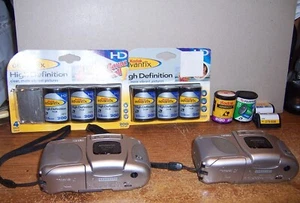 VINTAGE LOT OF TWO (2) KODAK C700 ADVANTIX CAMERAS AND TEN (10) ROLLS OF FILM - Picture 1 of 4