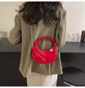 Handheld Bag Women Spring Autumn Chain Crossbody Bag Zipper Shoulder Bag - Imagen 1 de 25