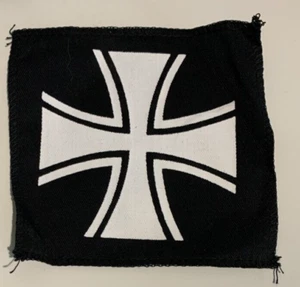 IRON CROSS MALTESE CROSS Sew On PATCH Rare NEW MERCHANDISE - Picture 1 of 1
