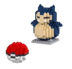 Modelo Pokémon Nanoblock Compatible con SNORLAX Pokeball y Caja de Regalo Micro Ladrillo Juguete - Imagen 1 de 9