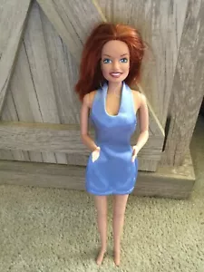 Spice Girls Geri Halliwell Doll with Short Red Hair in Baby Spice Blue Dress 11" - Picture 1 of 24