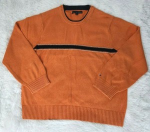 orange tommy hilfiger jumper