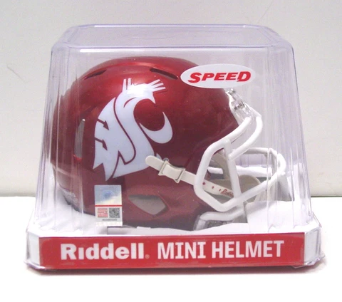 Washington State St Cougars - Riddell Speed Mini Helmet - FREE SHIPPING Cover