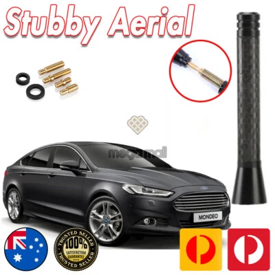 PARA FORD TRANSIT CONNECT FOCUS FIESTA MONDEO PUMA ANTENA NEGRA CARBONO Foto 1 de 4