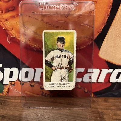 1910 E91 Béisbol American Caramel John McGraw Salón de la fama - Bueno Foto 1 de 2
