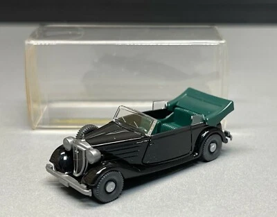 Audi Front Cabrio Cabriolet offen convertible schwarz oldtimer Wiking H0 1:87 OV - Bild 1 von 4