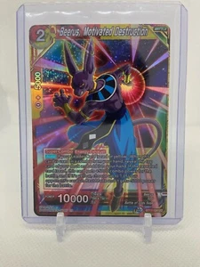 Beerus, Motivated Destruction Foil #BT17-134 UC DBS Ultimate Squad TCG - Picture 1 of 2