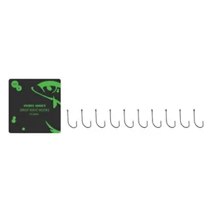 FA-06 Drop Shot fishing hooks #6 - pack of 10 - Fine carbon steel wire - Picture 1 of 7