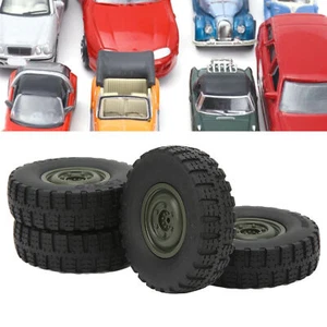 (Verde) 4pz Ruote RC Auto Ruote Pneumatici RC di Ricambio ad Alte Prestazioni per AP9 - Foto 1 di 23
