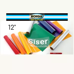 Siser EasyWeed® HTV Vinile Trasferimento Calore per T-Shirt 12" - Foto 1 di 176