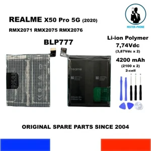 BATTERIA UFFICIALE BLP777 REALME X50 PRO 5G 4200mAh OEM RMX2071 RMX2075 RMX2076 - Photo 1/9