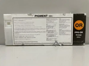 New Genuine Roland FPG-OR 220cc Orange Pigment Ink Cartridge OB - Picture 1 of 2