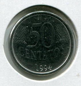 Foreign Coin - Brazil - 50 Centavos 1994 - Picture 1 of 2