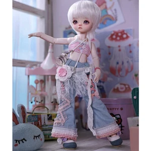 1/6 Resin BJD Doll SD Ball Jointed Doll Girl Full Set Gift with Face Makeup Eyes - Picture 1 of 6