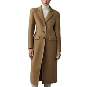 Mackage Ruth Wool Single Breasted Winter Overcoat Women's Size XL Light Camel - Picture 1 of 1