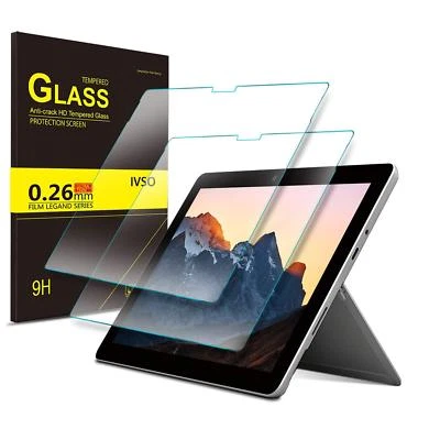 Microsoft Surface Go 2018 Premium Tempered Glass Screen Protector (2 Pack) - Image 1 of 4