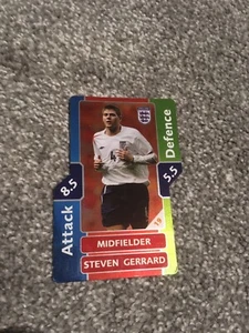 Topps Match Attax 2006 World Cup Steven Gerard Mint Rookie First World Cup Card - Picture 1 of 5