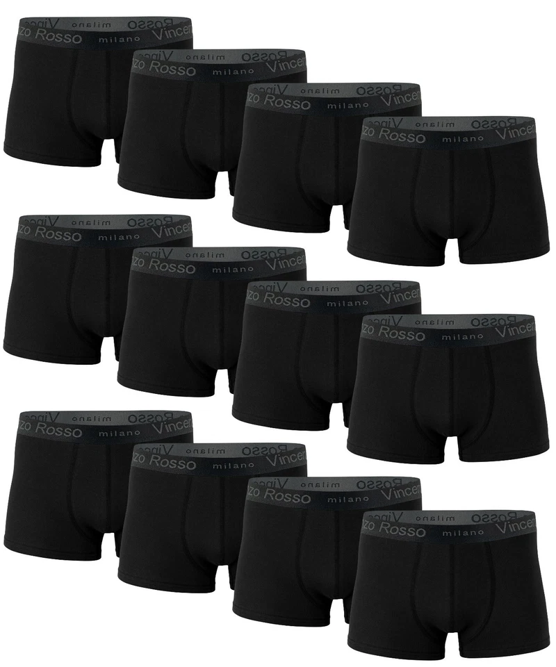 12er Pack Boxershorts Herren Boxer Unterhosen Baumwoll Retro Shorts - Bild 1 von 1