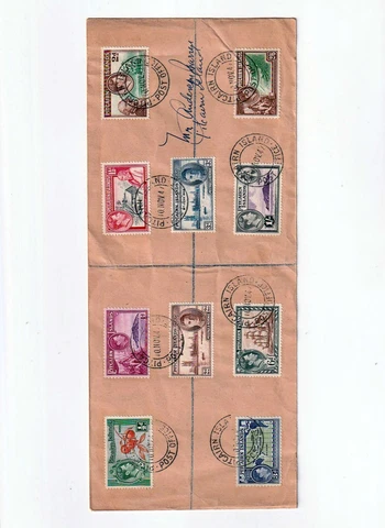 Pitcairn Islands GVI 1947 Cover Used (Goy 3555) Cover