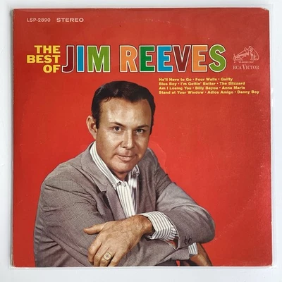 Jim Reeves - The Best Of Jim Reeves LSP-2890 Stereo LP RCA Country Hits - Imagem 1 de 4
