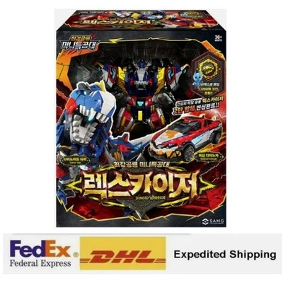 Miniforce Dinoid Warrior  REX KAISER Transforming Robot - Image 1 of 4