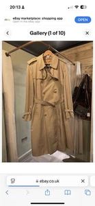 Gabardina Burberry 54 regular talla 18 Reino Unido - Imagen 1 de 10