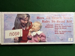 VINTAGE WIE SIE IHREM BABY DAS LESEN BEIBRINGEN KIT LERNKARTEN BUCH Glenn Doman  - Bild 1 von 13