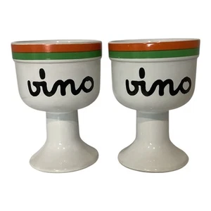 Vintage 2er Set Baldelli Italy Vino Kelche 5 1/4" Mid Century Modern - Bild 1 von 18