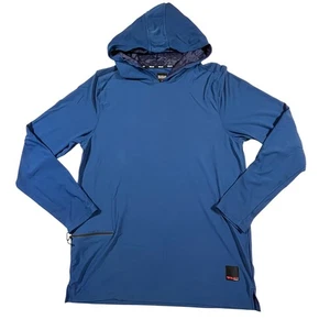 Wolaco High Line Kapuze Laufen Training Wandern blau Reißverschlusstasche Herren Gr. XL - Bild 1 von 7