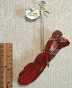 MARILYN MONROE 2001 Bradford Ed. Ornament " DON'T BOTHER TO KNOCK "  (BE) - Picture 1 of 6