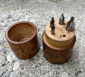 Machinist Combined Center Drill Countersink Set 2-5 HSS, Morse, #1 Missing Used - Picture 1 of 11