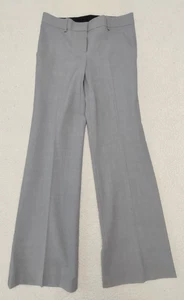 NWT Theory gray Light Nickel wool blend wide leg Emery slacks pants womens 6 - Picture 1 of 8