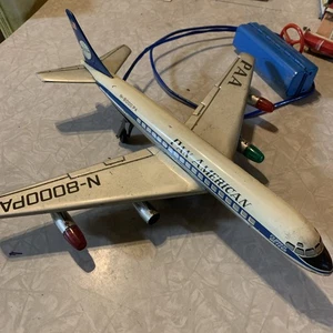 Vintage Blech Flugzeug Pan American PANAM N-8000PA Clipper Meteor Teile Reparatur - Bild 1 von 9