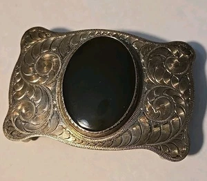 Boyd Sterling Silver Belt Buckle Reno Nevada - Picture 1 of 10