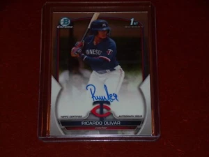 2023 Bowman Chrome Prospects Auto Ricardo Olivar - Picture 1 of 3
