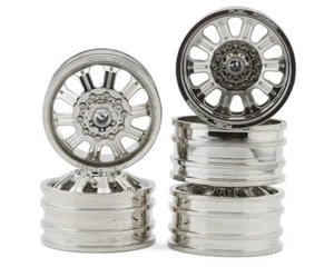 RC4WD Fuel Off-Road 1.9" FF60 Dually Wheels (Silver) (4) (Front & Rear) - Picture 1 of 9