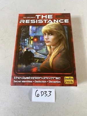 The Resistance Board Game Indie Boards & Cards Don Eskridge 6D33 - Image 1 of 4